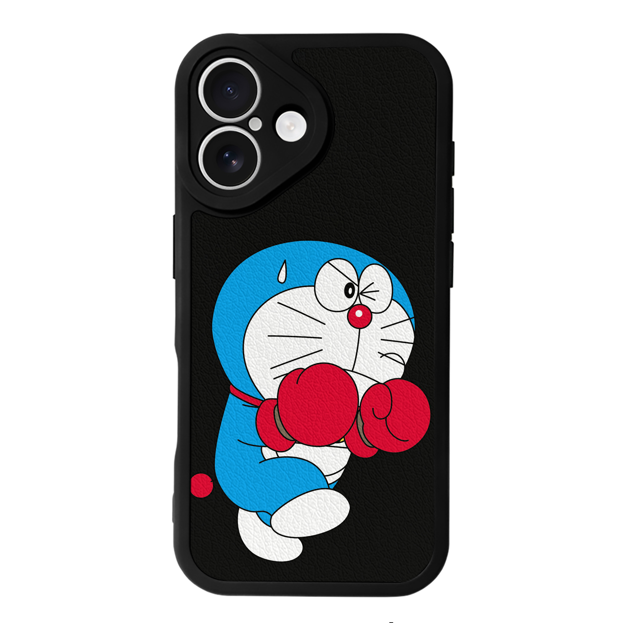 （画像用） ドラえもん Doraemon 【iPhone 16シリーズ対応】シリコンスマホケース（レザー調） 材質：シリコン